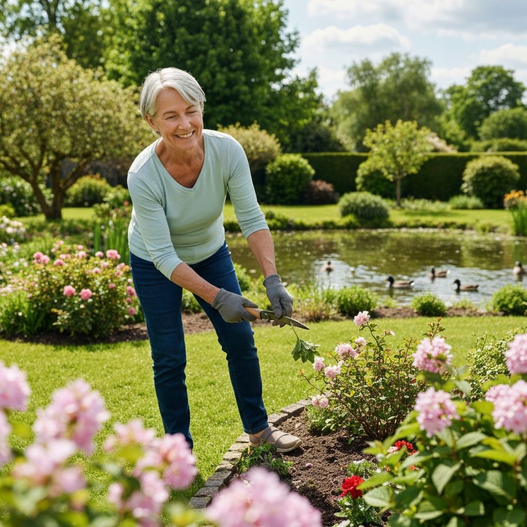 Light household gardening activity